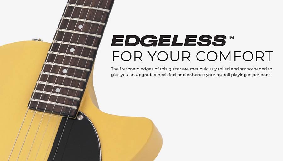 mahogany electric guitar L-style, tobacco sunburst - Afbeelding 8