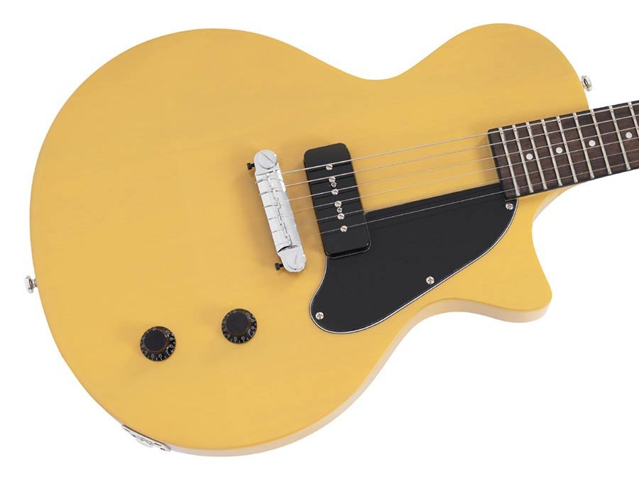 mahogany electric guitar L-style, TV yellow - Afbeelding 5