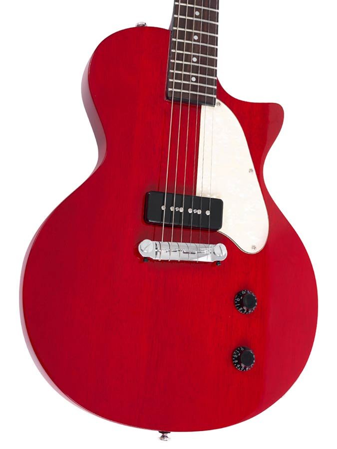 mahogany electric guitar L-style, cherry red - Afbeelding 6