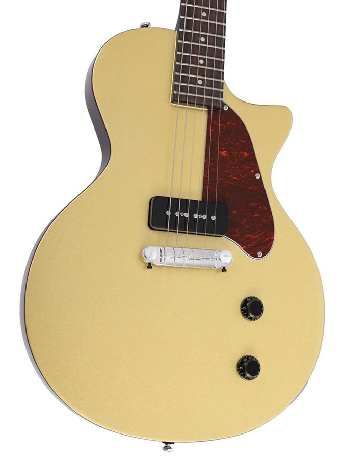 mahogany electric guitar L-style, gold top - Afbeelding 6
