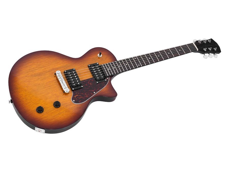 mahogany electric guitar L-style, tobacco sunburst - Afbeelding 3