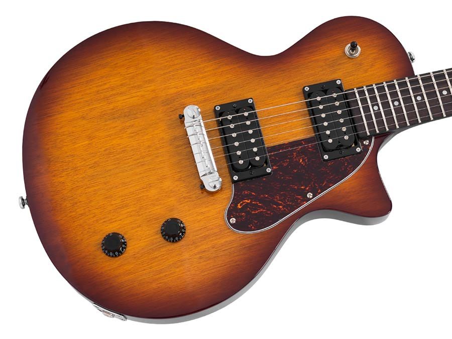 mahogany electric guitar L-style, tobacco sunburst - Afbeelding 5