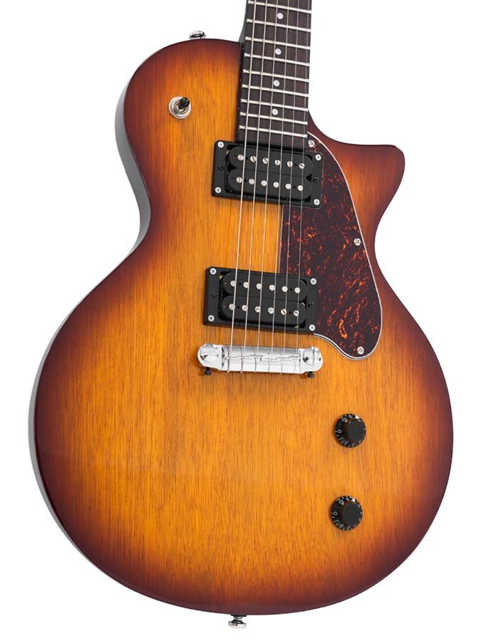 mahogany electric guitar L-style, tobacco sunburst - Afbeelding 6