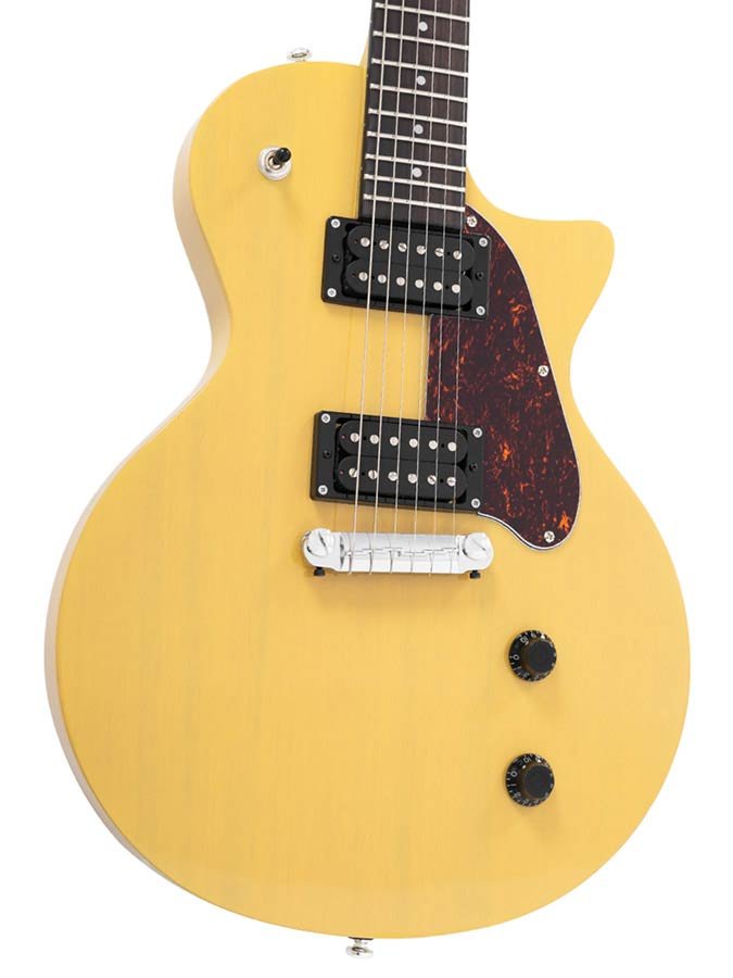 mahogany electric guitar L-style, TV yellow - Afbeelding 6