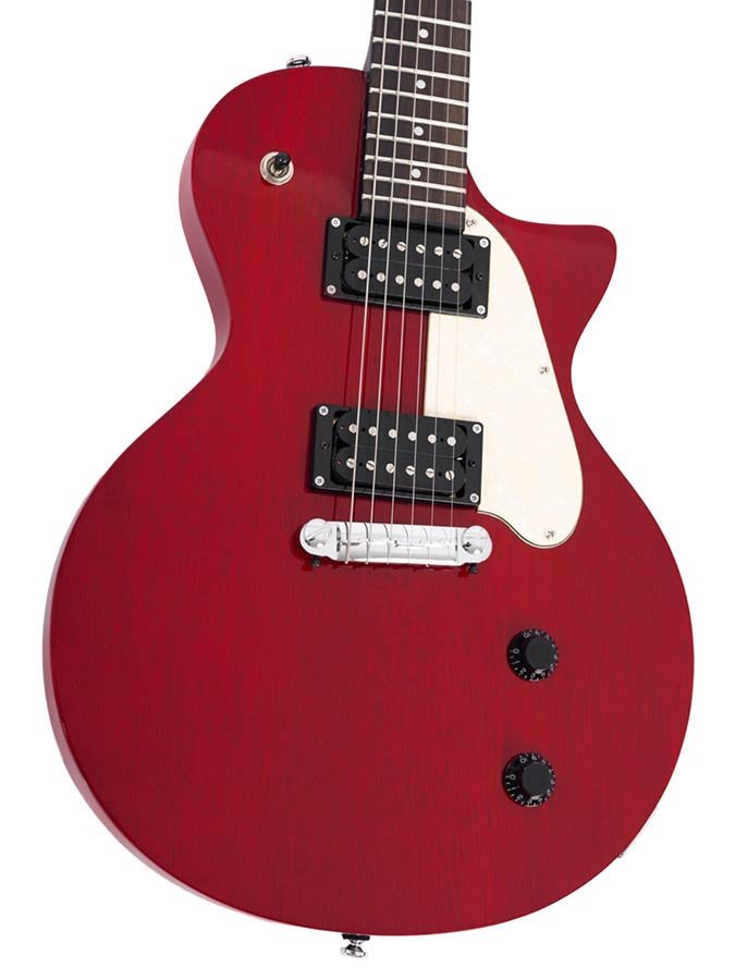 mahogany electric guitar L-style, cherry - Afbeelding 6