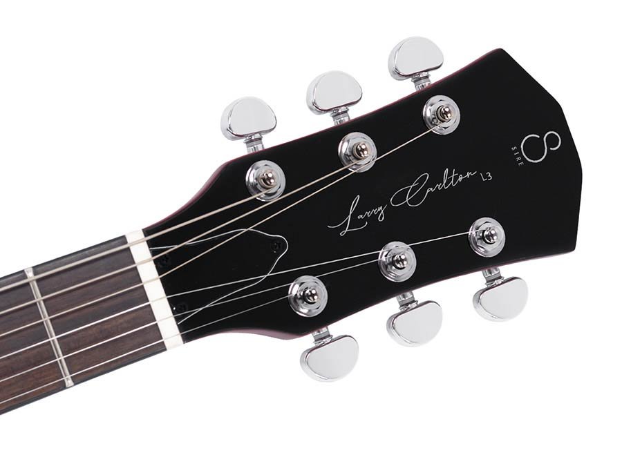 mahogany electric guitar L-style, cherry - Afbeelding 9