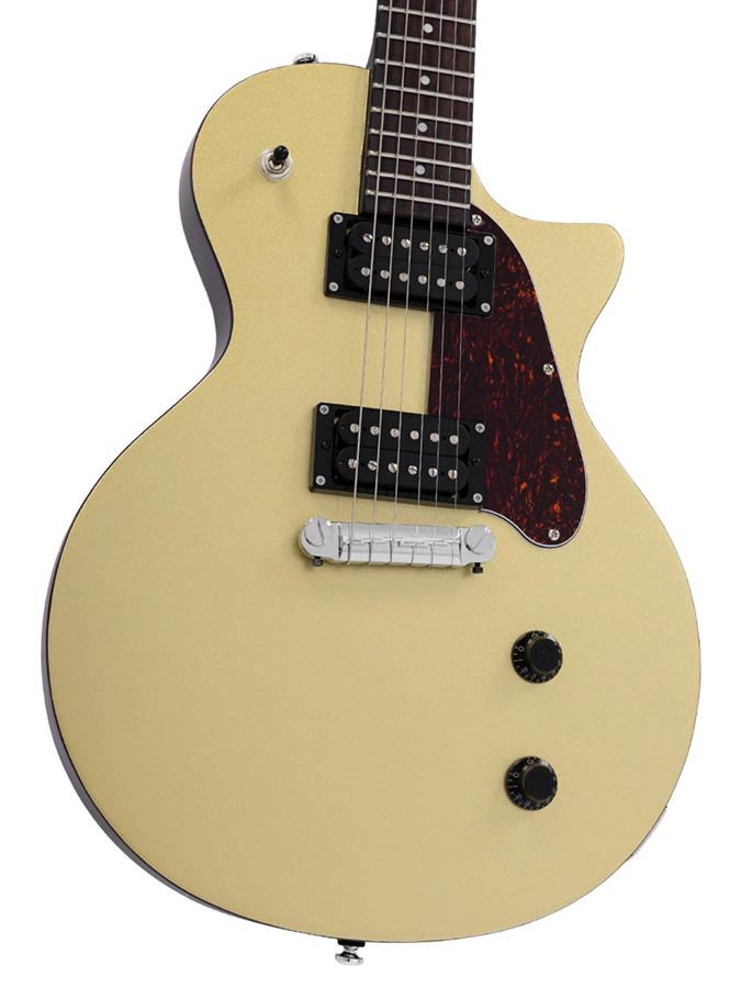 mahogany electric guitar L-style, gold top - Afbeelding 6