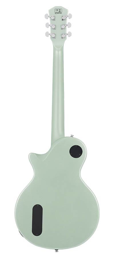 mahogany electric guitar L-style, surf green metallic - Afbeelding 2