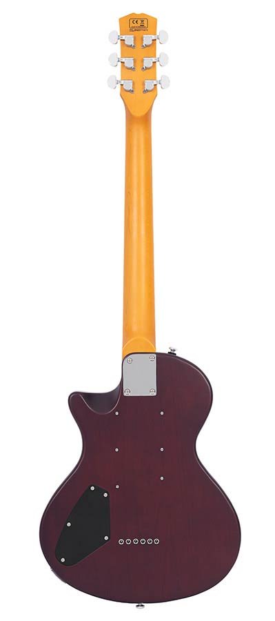 swamp ash + maple electric guitar L-style, tobacco sunburst satin - Afbeelding 2