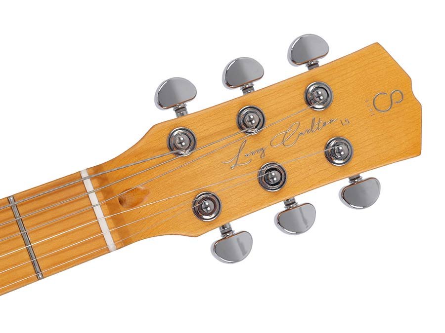 swamp ash + maple electric guitar L-style, tobacco sunburst satin - Afbeelding 7