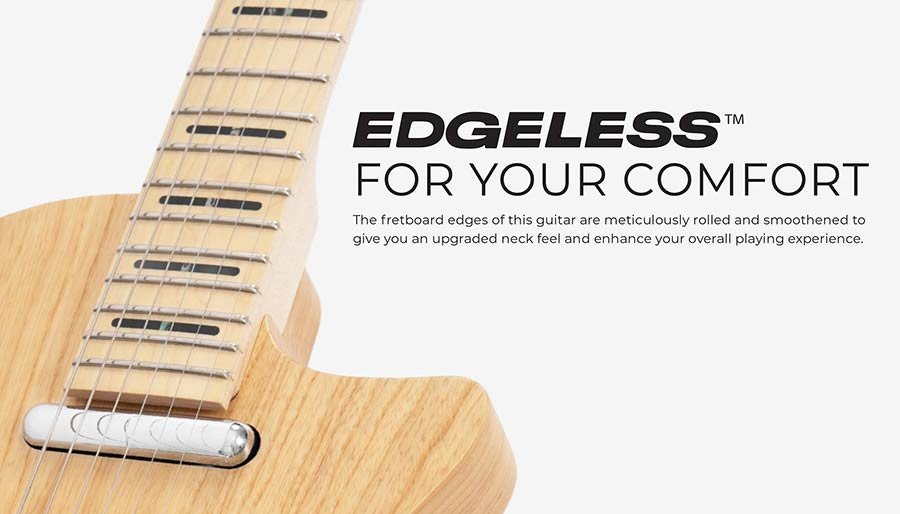 swamp ash + maple electric guitar L-style, tobacco sunburst satin - Afbeelding 8