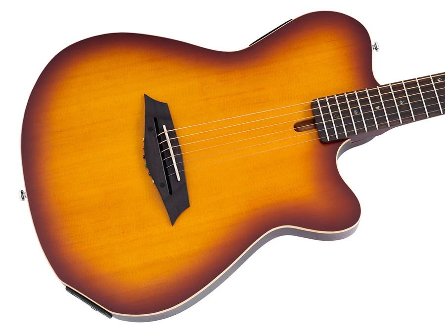 mahogany + spruce electric guitar, tobacco sunburst satin - Afbeelding 5