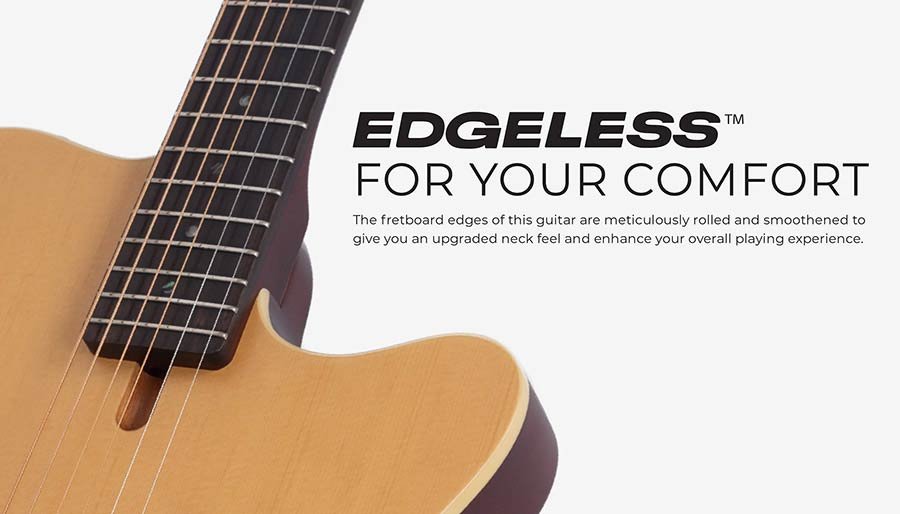 mahogany + spruce electric guitar, tobacco sunburst satin - Afbeelding 9