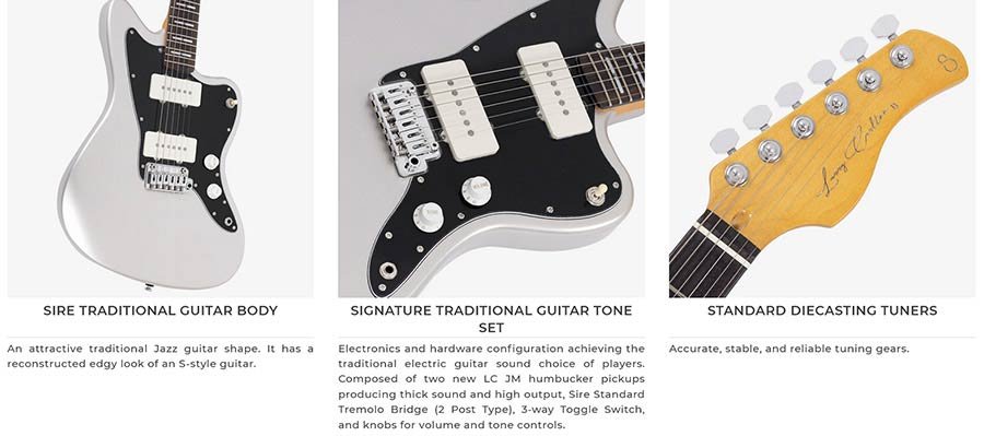mahogany electric guitar J-style, vintage white - Afbeelding 9