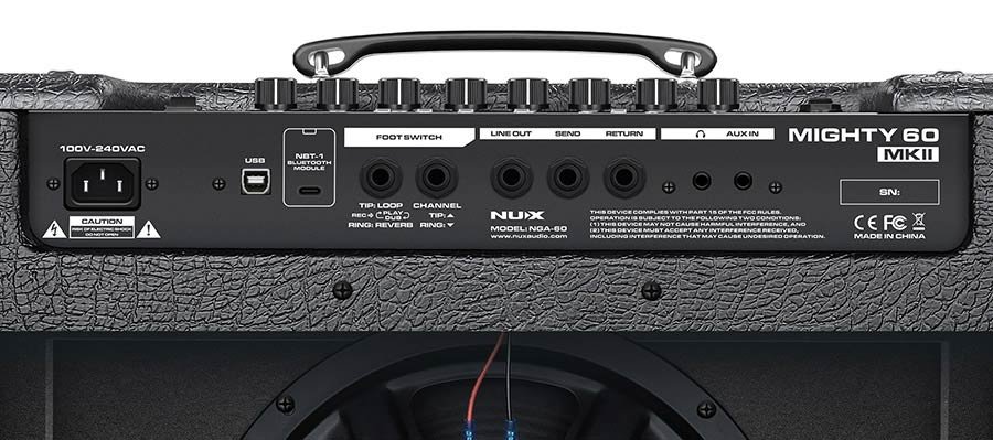 modeling amplifier 60 watt - 12" speaker - amp modeling - DSP - looper - tuner - USB audio - Afbeelding 8