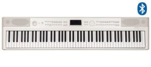 digital compact stage piano, 88 keys hammer action (GAC), styles, BT, sustain pedal, 4x23W, white