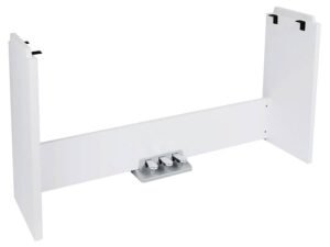 wooden stand for digital piano SP-C120/SP-A500 with 3 pedals, white