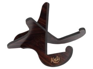 ukulele stand X-model, fiberboard with foam mounted edges