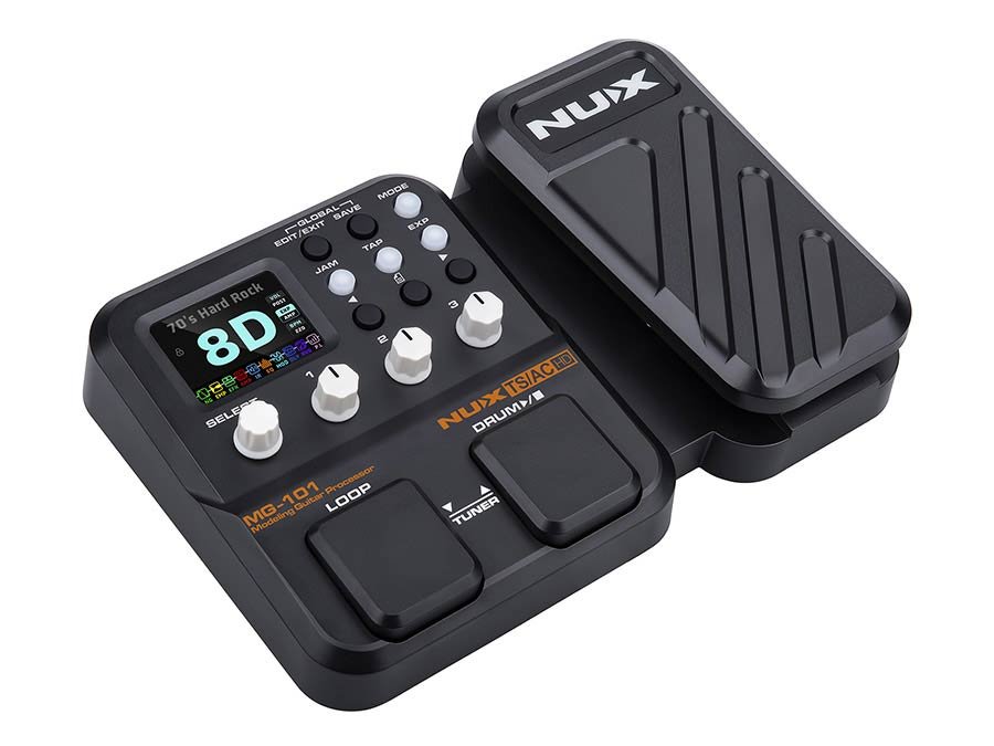 guitar amp modeling processor and multi effect with drum machine and phrase looper, compact - Afbeelding 2