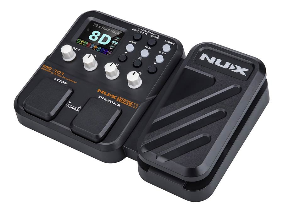 guitar amp modeling processor and multi effect with drum machine and phrase looper, compact - Afbeelding 3