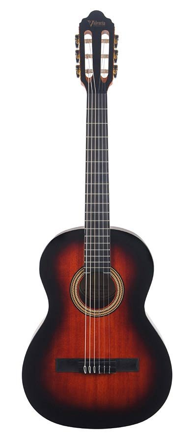 classic guitar with hybrid neck 3/4, sitka spruce & mahogany, classic sunburst high gloss - Afbeelding 3