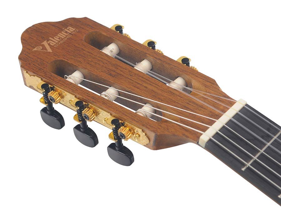 classic guitar 3/4, sitka spruce & mahogany, natural satin - Afbeelding 9