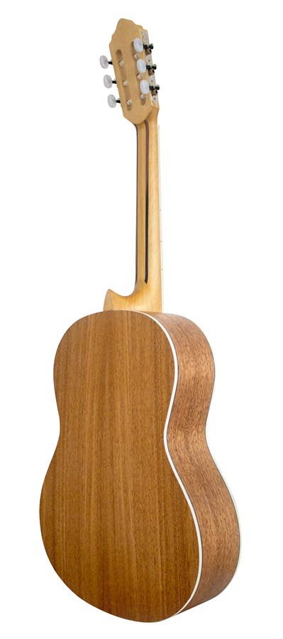 classic guitar with hybrid neck 4/4, sitka spruce & mahogany, purple - Afbeelding 3
