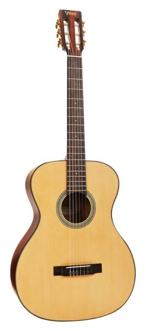 nylon string auditorium guitar, sitka spruce & nato, natural