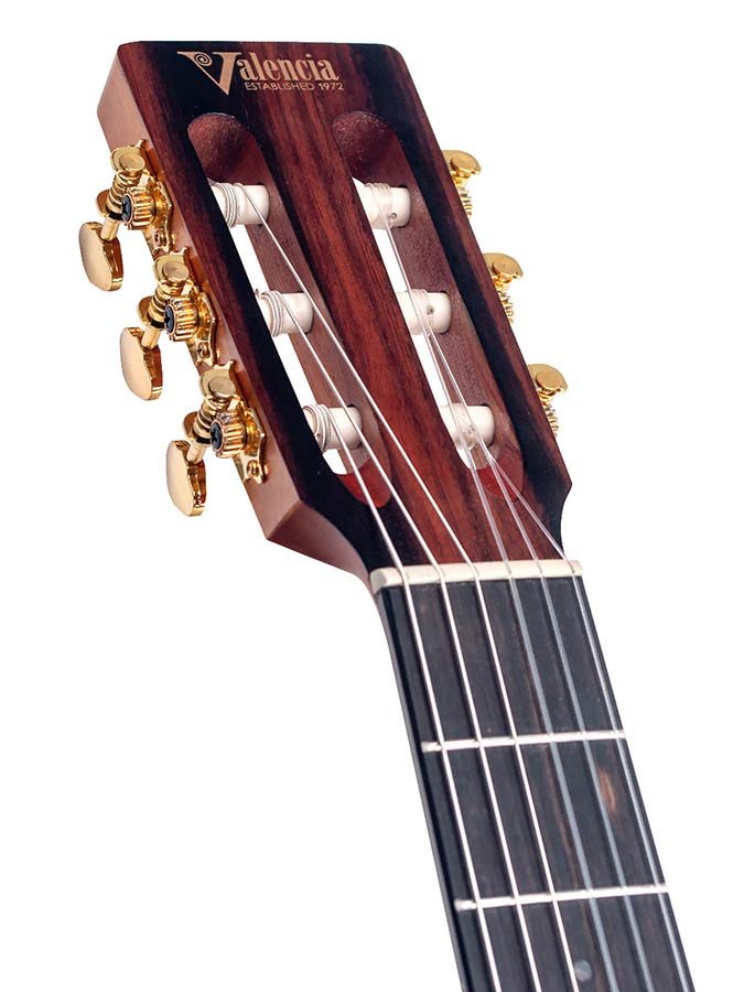 nylon string auditorium guitar, sitka spruce & nato, classic sunburst - Afbeelding 2