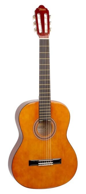 classic guitar left handed, linden body, maple fb, natural glossy