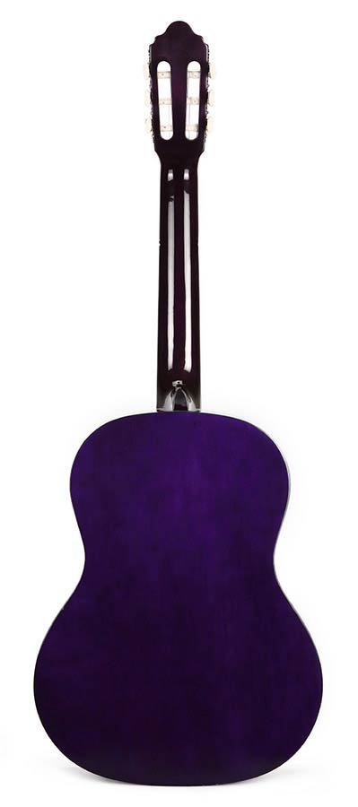 classic guitar, linden body, maple fb, purple sunburst - Afbeelding 4