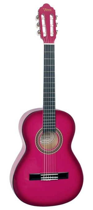 classic guitar 3/4, linden body, maple fb, pink sunburst