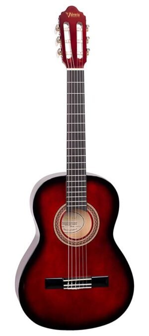 classic guitar 3/4, linden body, maple fb, red sunburst