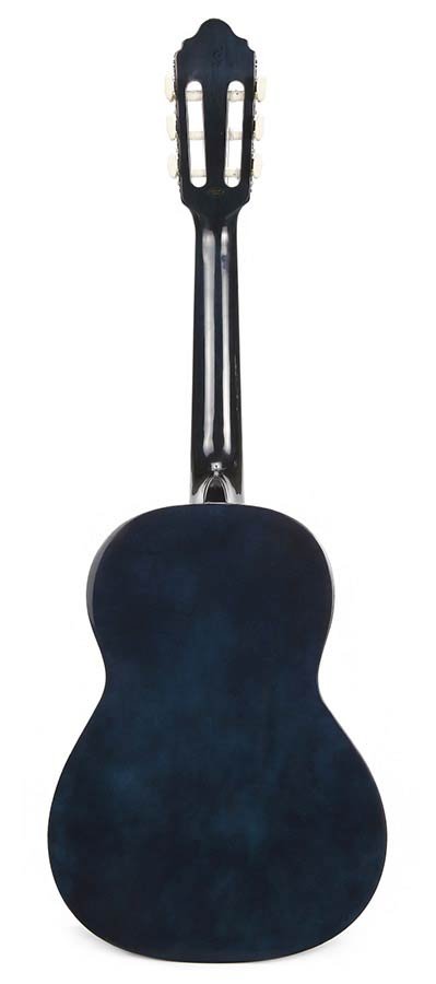 classic guitar 1/2, linden body, maple fb, blue sunburst - Afbeelding 4