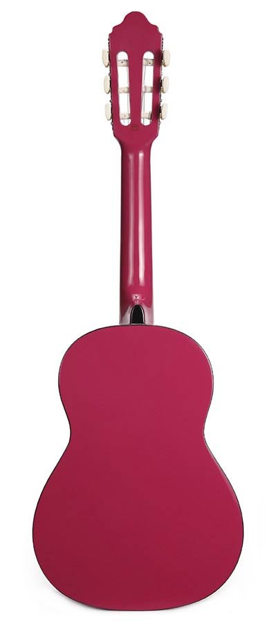 classic guitar 1/4, linden body, maple fb, pink sunburst - Afbeelding 4