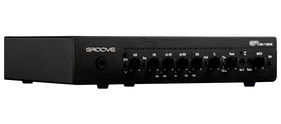 class D bass amplifier 800w, with tube preamp and DI, 3,5kg - Afbeelding 2