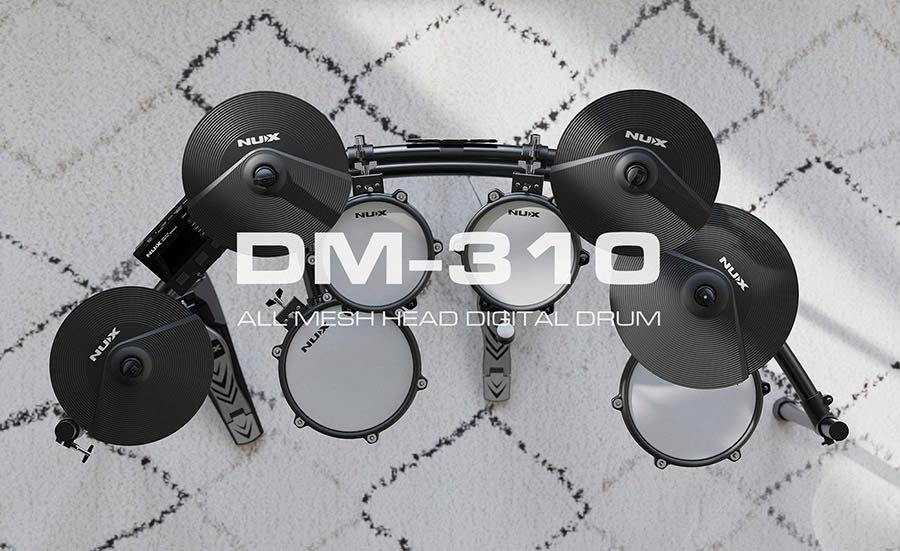 all mesh head digital drum kit, 10S-8-8-10-12HH-12C-14R, multi-track USB audio recording - Afbeelding 16
