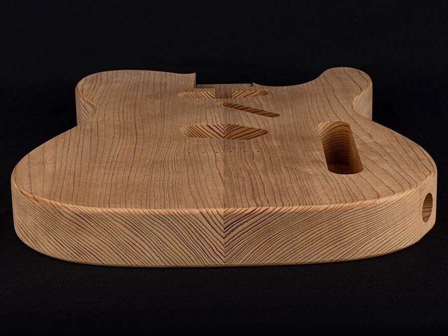 vintage body Teaser model (made in Germany), 2 piece roasted pine - Afbeelding 3