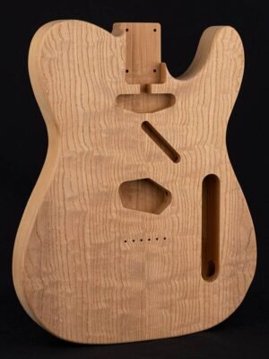 body Teaser model (made in Germany), 2 piece roasted pine, roasted ash figured top