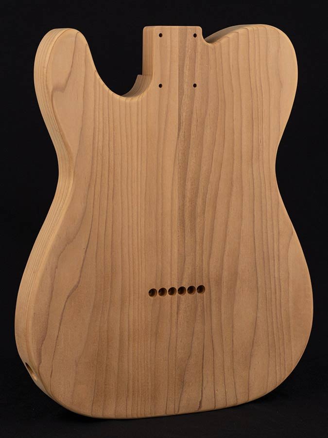 body Teaser model (made in Germany), 2 piece roasted pine, roasted ash figured top - Afbeelding 2