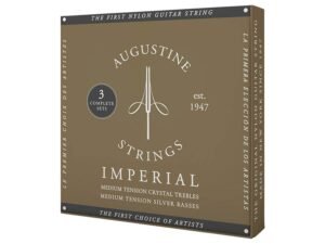 Red string set classic, medium tension trebles & medium tension basses - 3-PACK