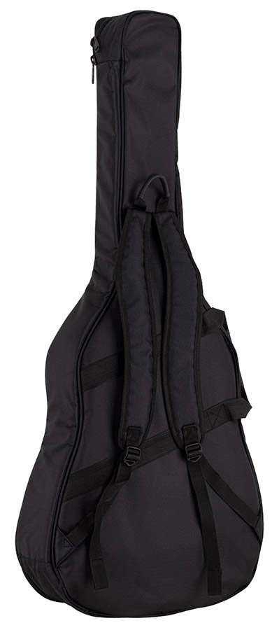 jumbo guitar with solid spruce top, maple b&s, amara ebony fb, with deluxe gigbag and wooden stand - Afbeelding 17