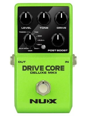 8-in-1 analog overdrive pedal DRIVE CORE DELUXE MKII with post boost for solos