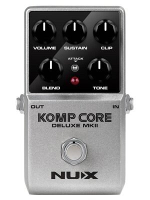 fully analog compressor pedal KOMP CORE DELUXE MKII with blend and clip controls