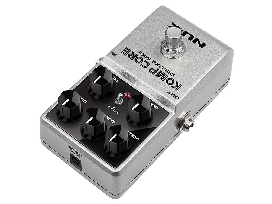 fully analog compressor pedal KOMP CORE DELUXE MKII with blend and clip controls - Afbeelding 4