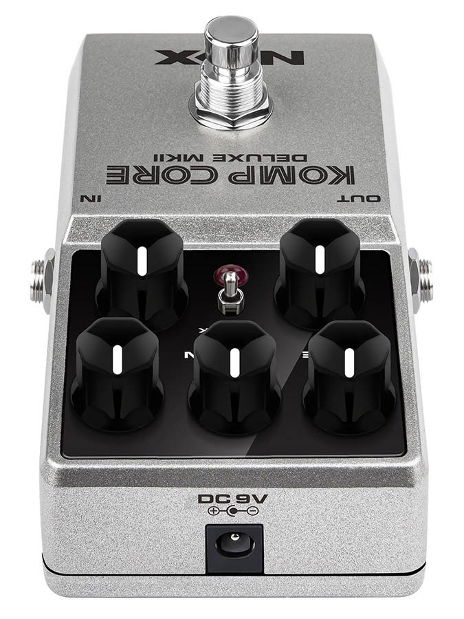fully analog compressor pedal KOMP CORE DELUXE MKII with blend and clip controls - Afbeelding 5
