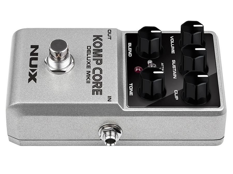 fully analog compressor pedal KOMP CORE DELUXE MKII with blend and clip controls - Afbeelding 7