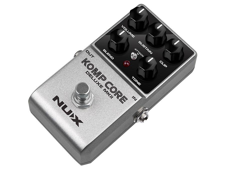 fully analog compressor pedal KOMP CORE DELUXE MKII with blend and clip controls - Afbeelding 8