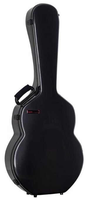 archtop17" guitar case, black carbon