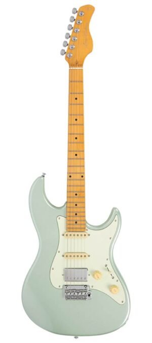 alder electric guitar S-style surf green metallic